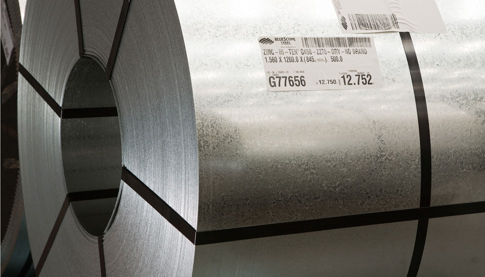 ZINC HI-TEN® is a hot dipped zinc-coated structural steels with spangled surface and guaranteed minimum yield strengths.